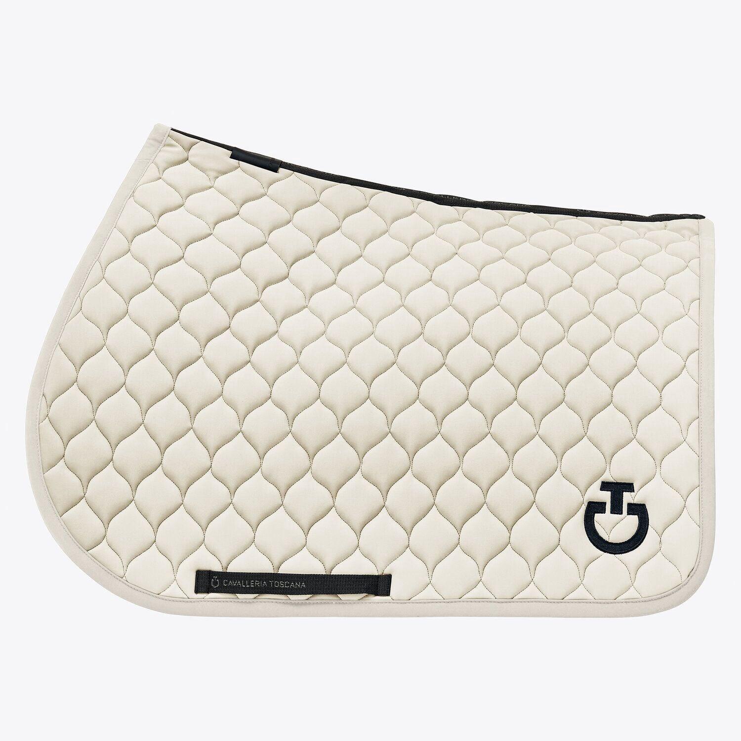 Cavalleria Toscana Circular-quilted Zadeldek Jumping Blauw - 3/4