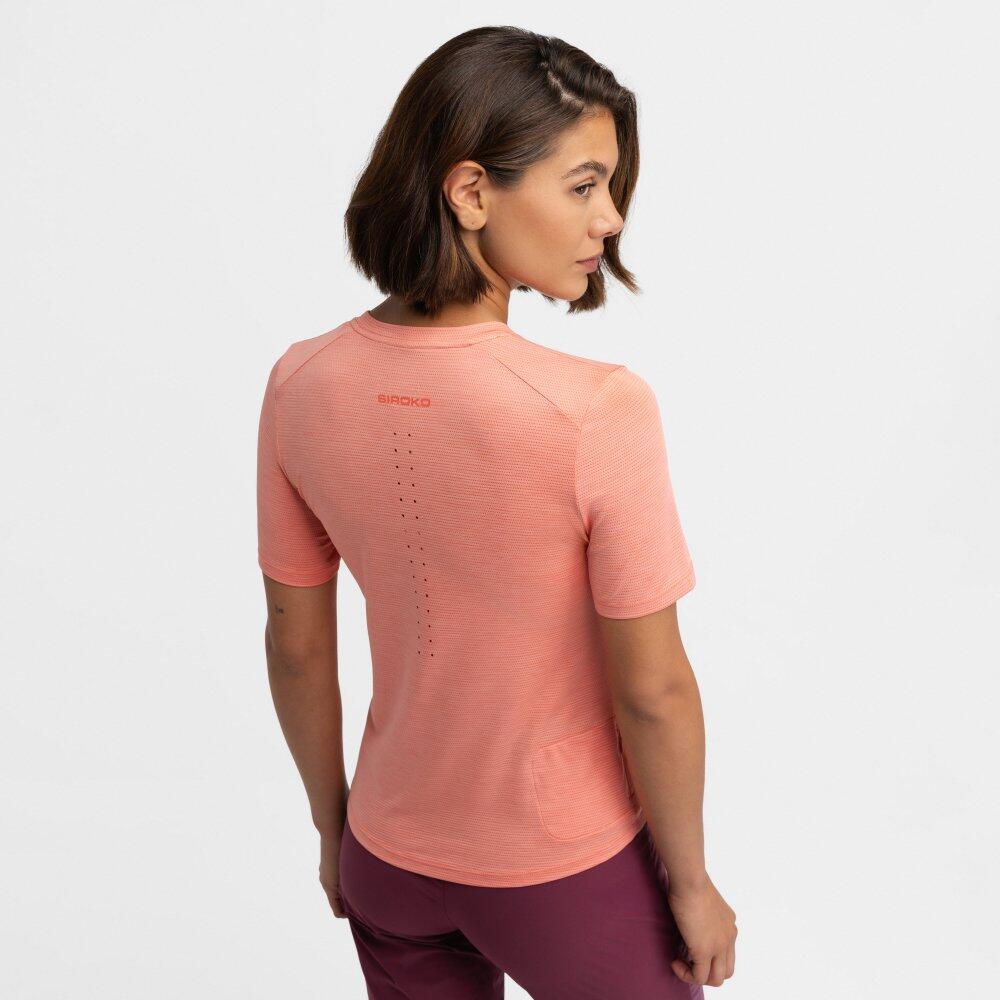 Camiseta manga corta montaña mujer senderismo Clarity Pink Rosa 6/7