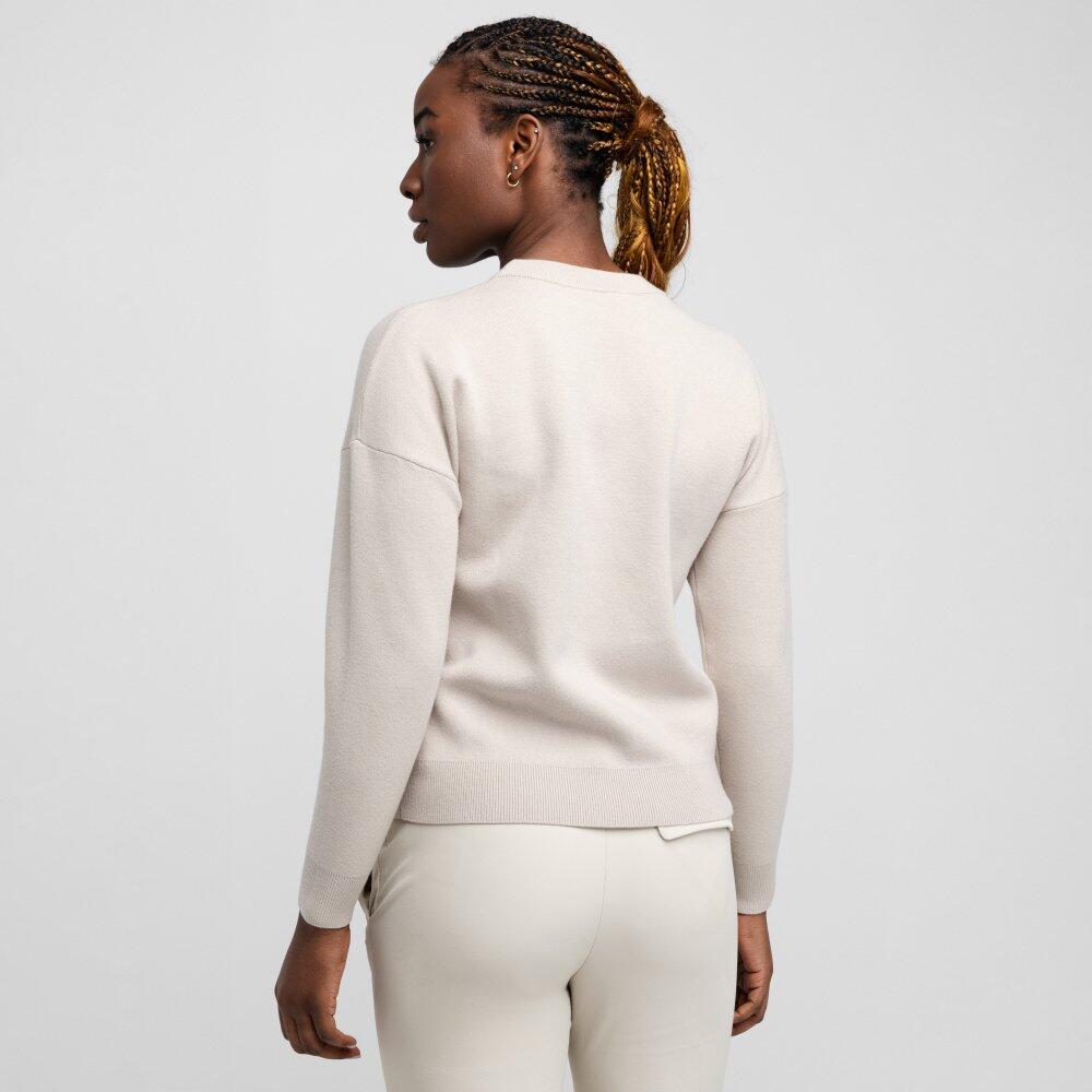 Pull de golf femme Birdie Sand Beige 6/6