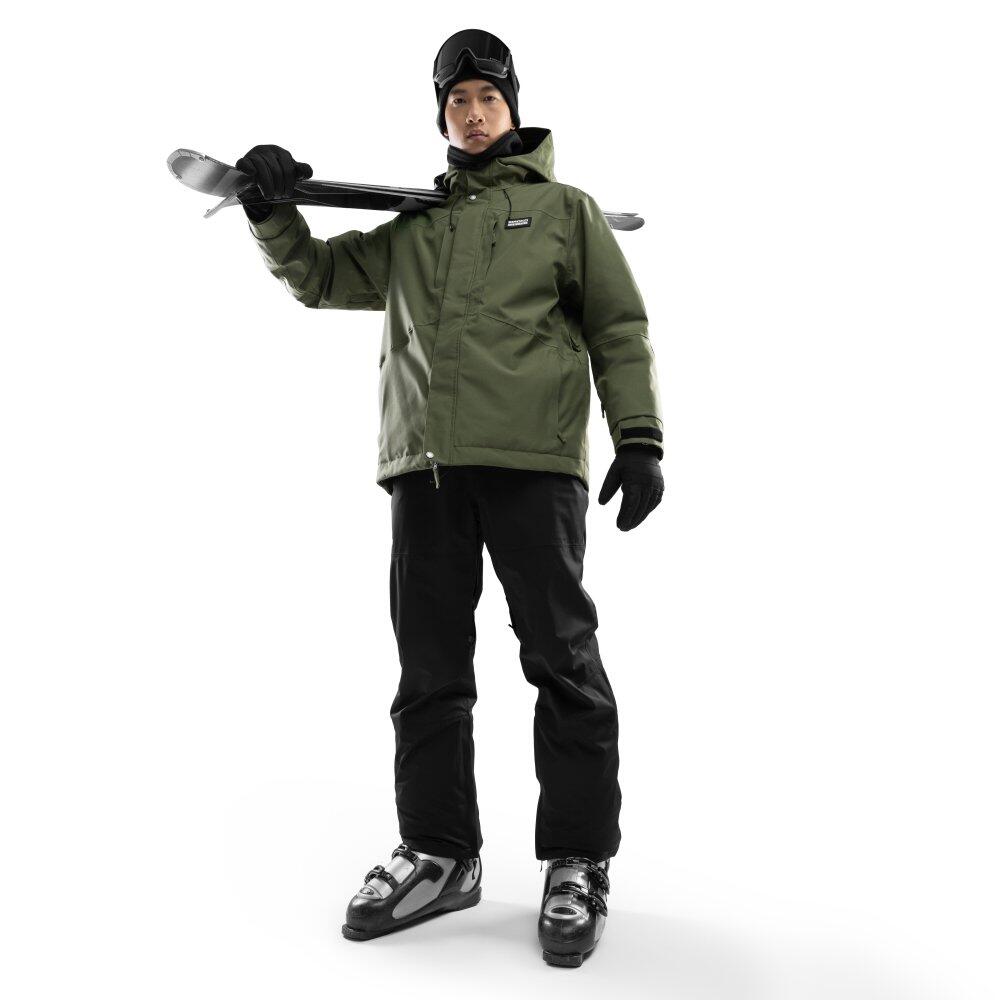 Casaco de snowboard para homem Desportos de inverno W4 Streif Verde 3/8