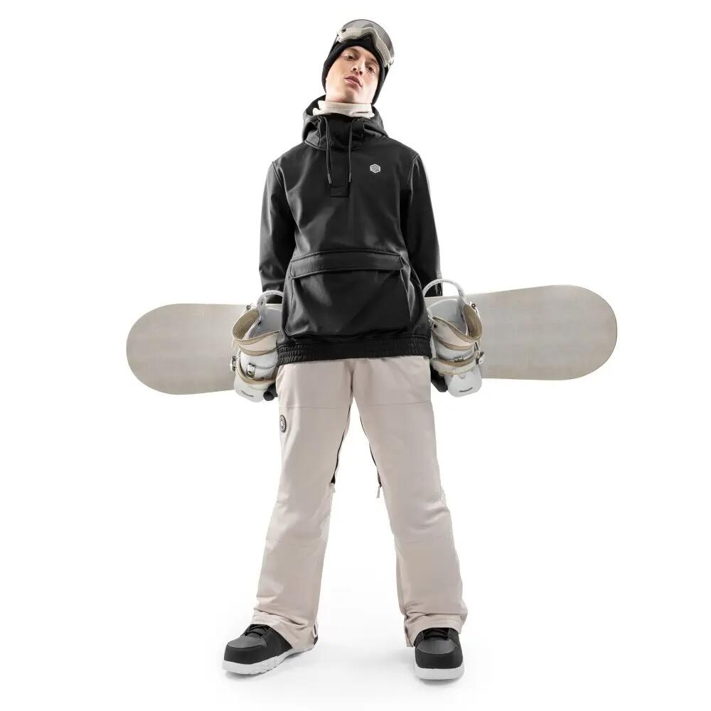 Giacca da snowboard da uomo Sport invernali W3 North Ice Nero 3/8