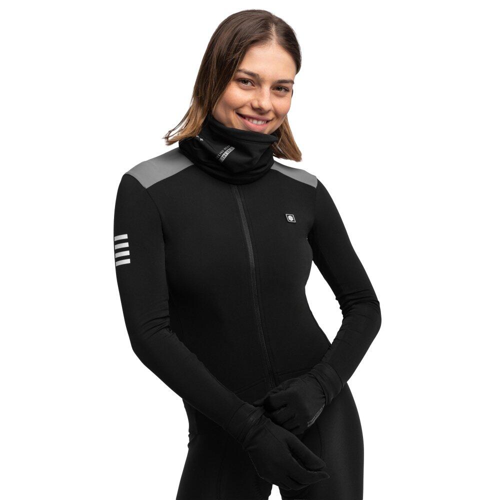 SIROKO Women Cycling 's thermal jersey SRX M4 Selva Negra Black
