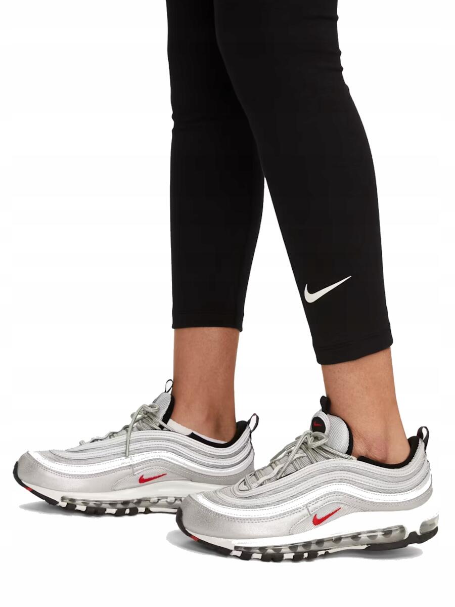 Legginsy Getry Spodnie Nike Bawełniane Z Logo Wysoki Stan 6/6