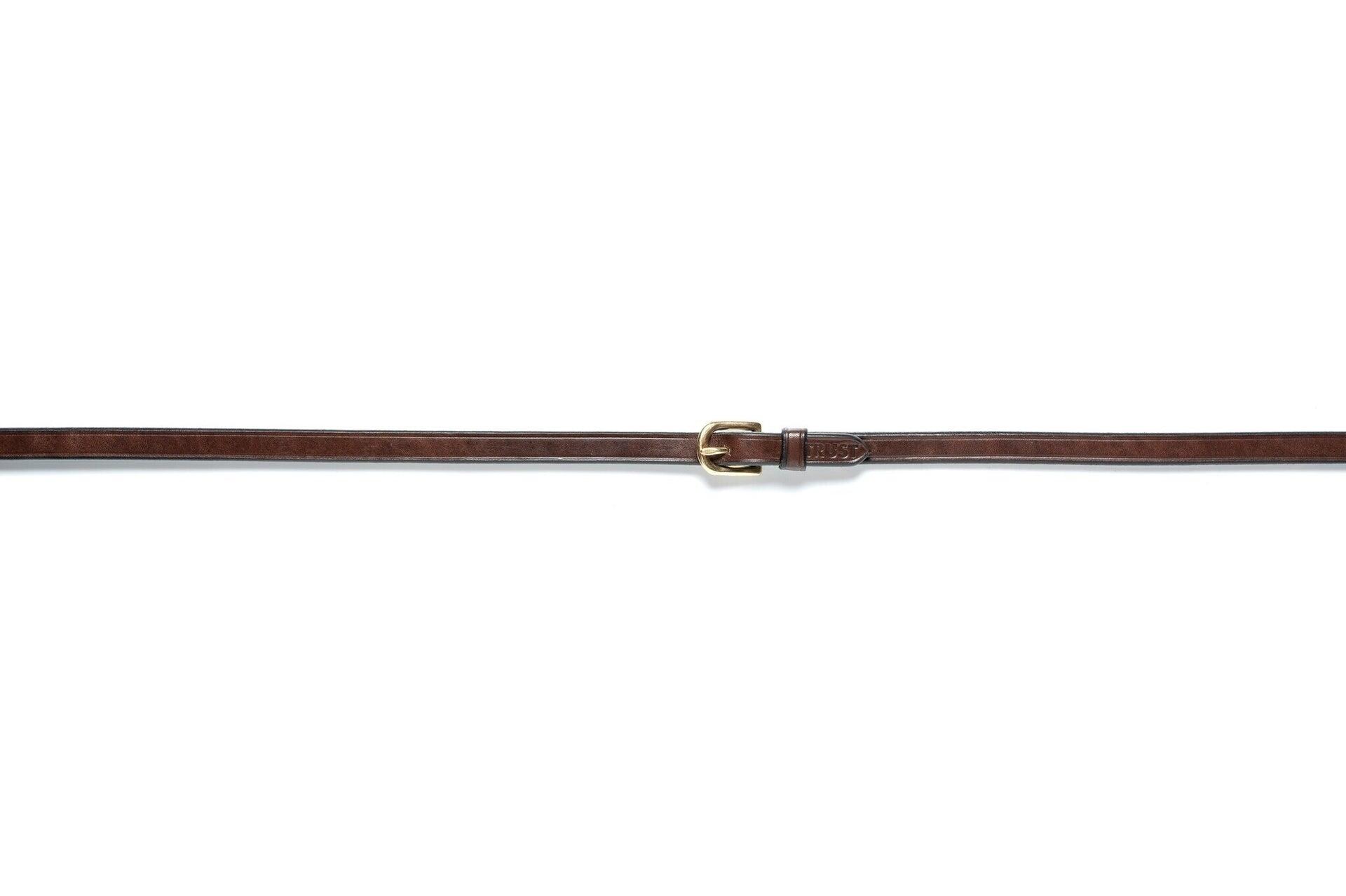Trust Maastricht 1/2inch Rubber Reins 7 Stops Zwart - 6/7