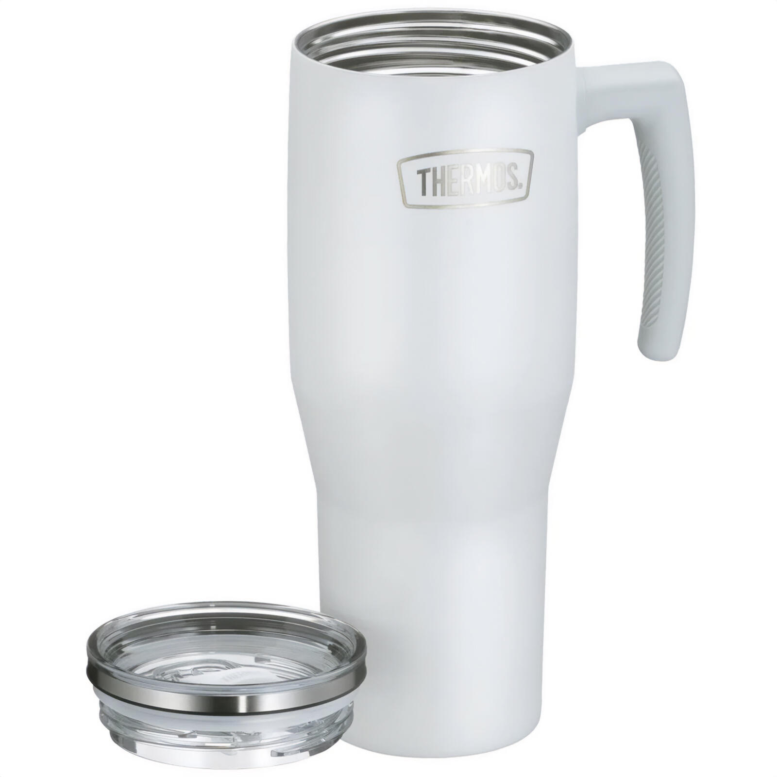 Gobelet Refreshing Gobelet isolant Bouteille à boire Poignée Paille 1,1 L 2/5