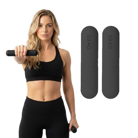 ZESTAW HANTLE HANTELKI DO ĆWICZEŃ PILATES FITNESS 2x 1KG