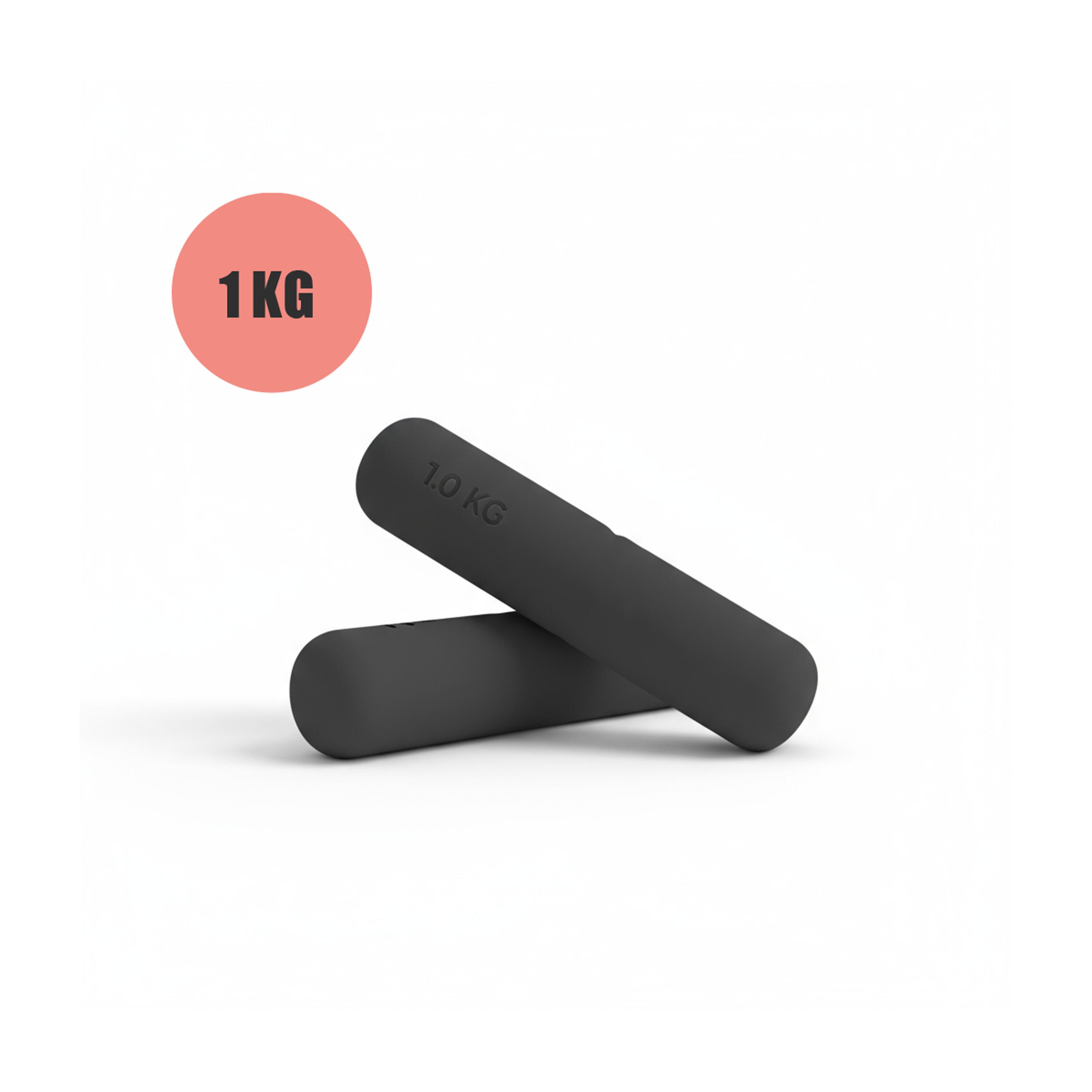 ZESTAW HANTLE HANTELKI DO ĆWICZEŃ PILATES FITNESS 2x 1KG 6/7