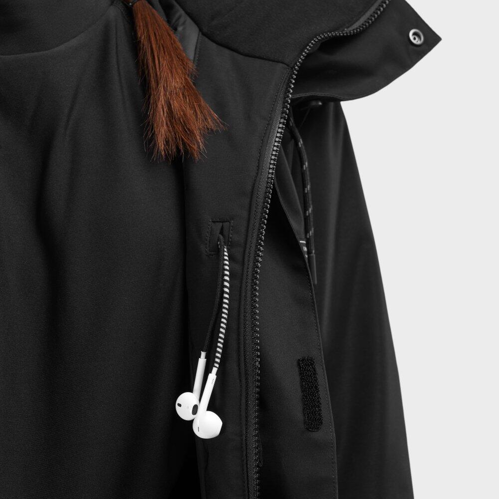 Casaco de snowboard premium para mulher Desportos de inverno SRX Gstaad Preto 6/7