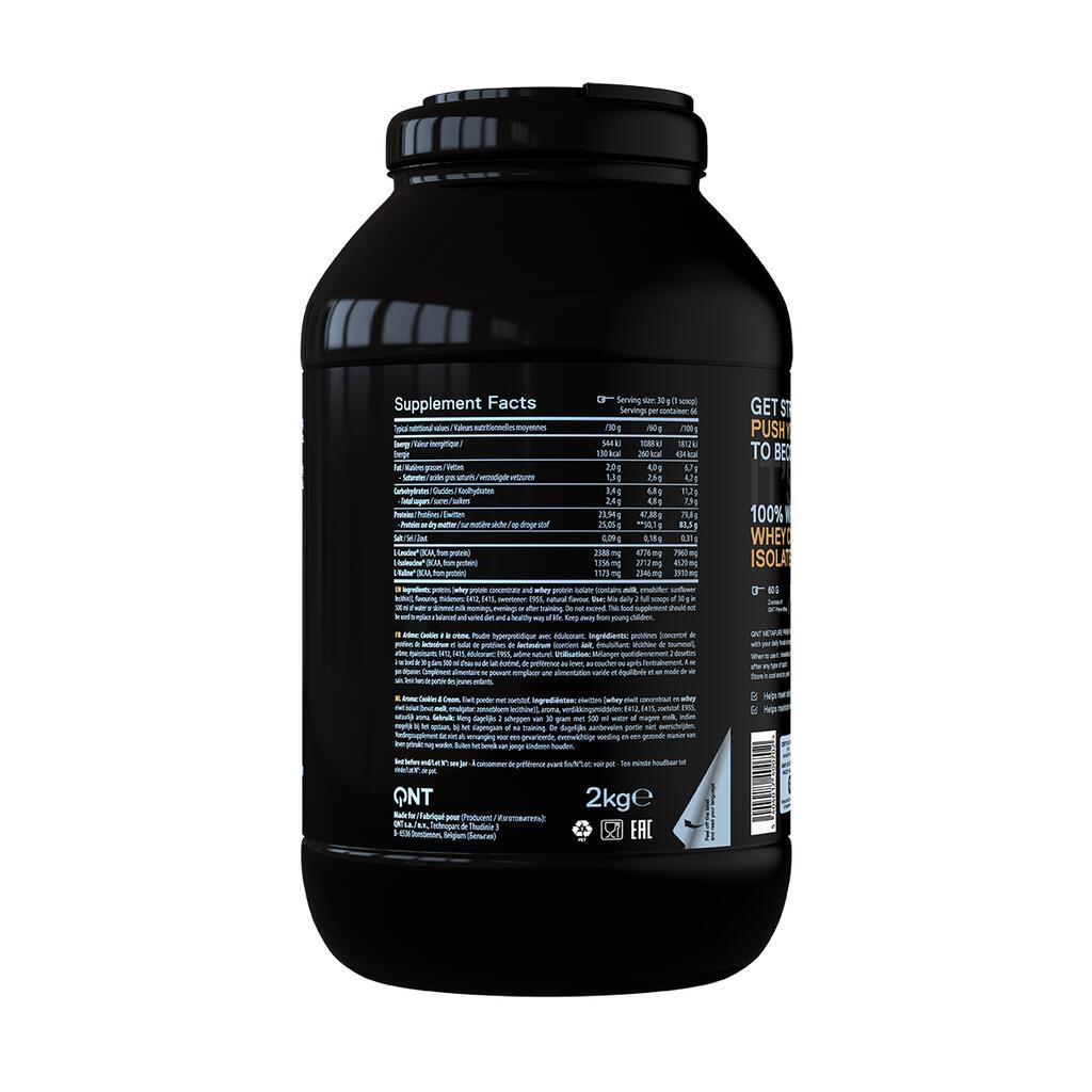Prime Whey 100% Pure Protein – Cookies &amp; Cream Flavour – 2 kg 2/3
