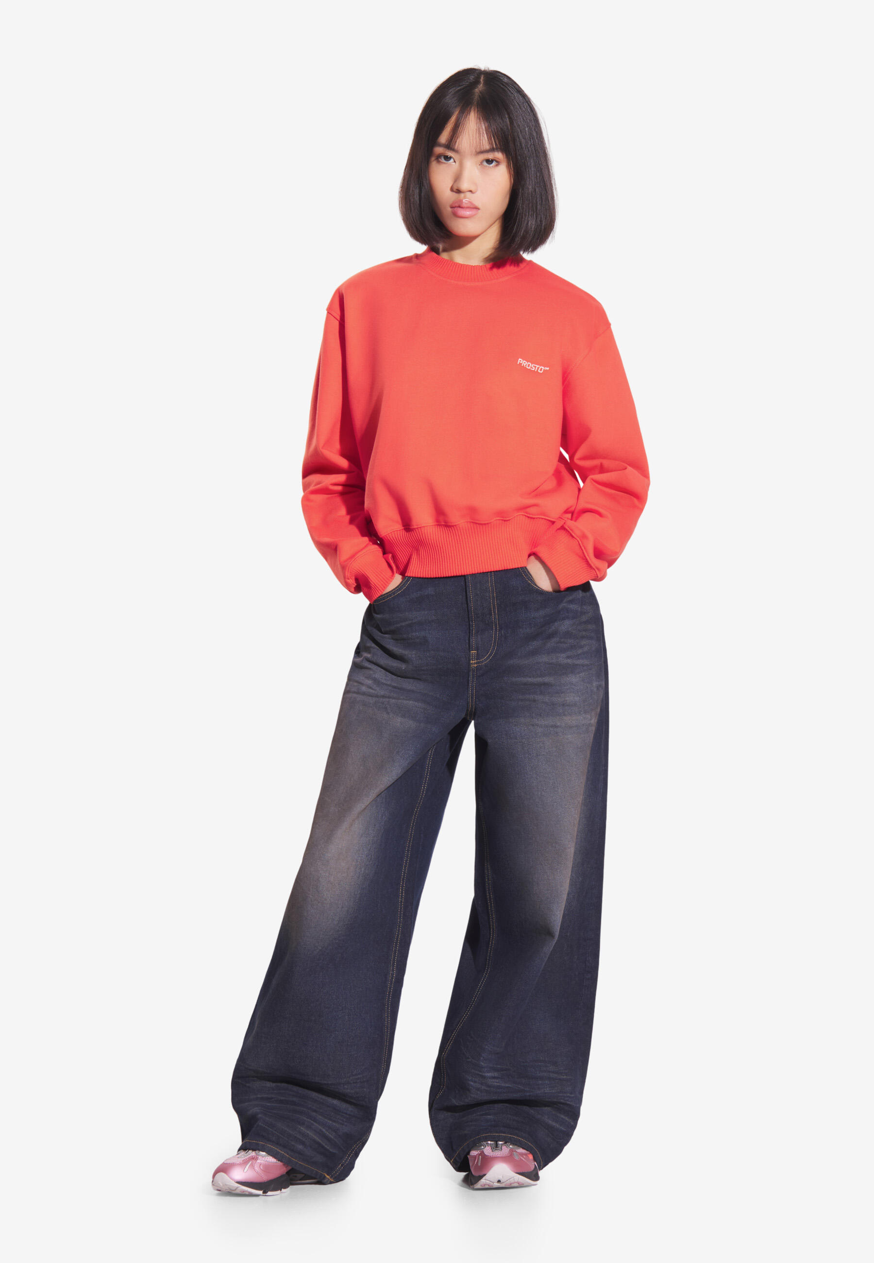 Bluza sportowa damska Prosto Bomb bez kaptura