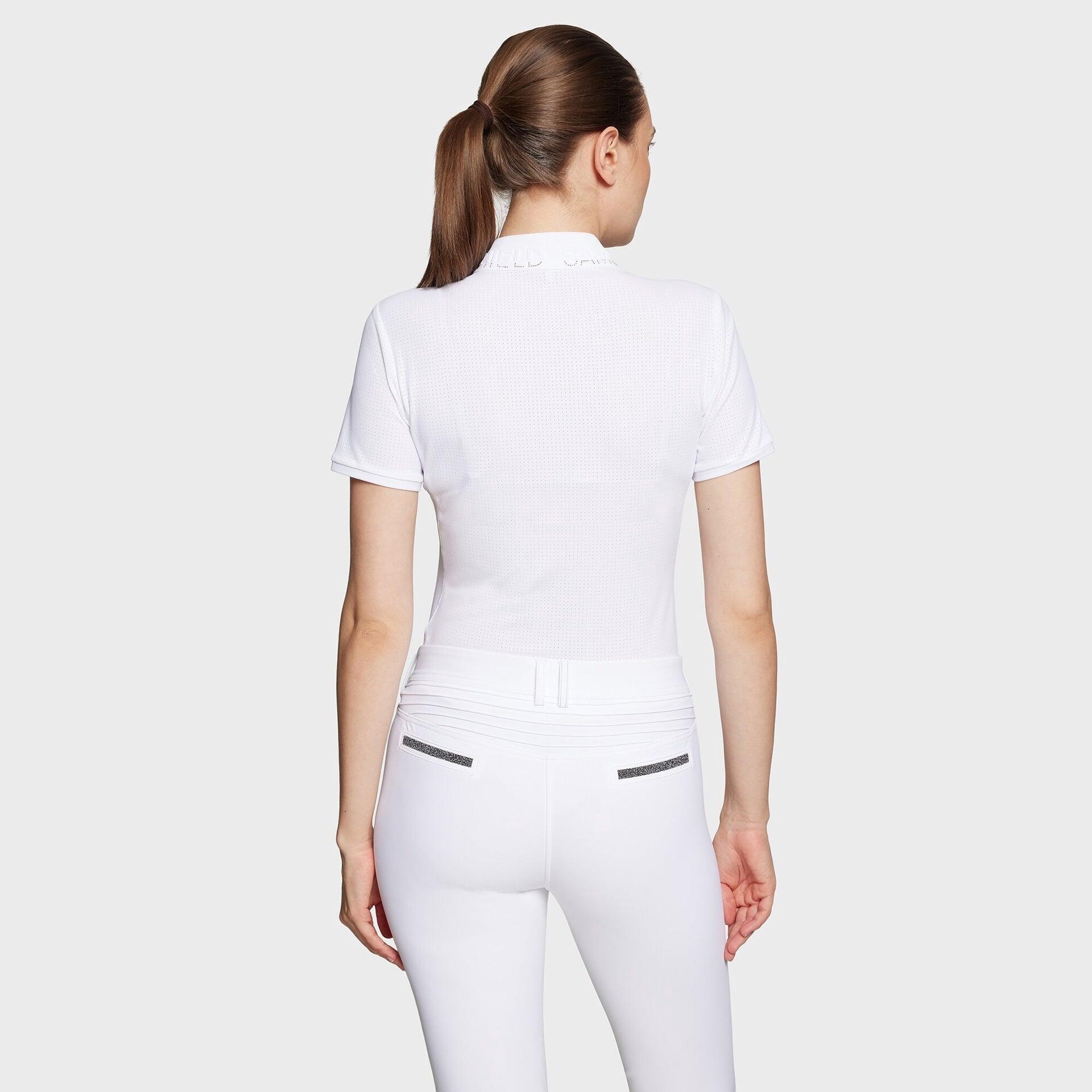 Samshield Paloma Wedstrijdshirt Dames Ss25 Wit - 3/3