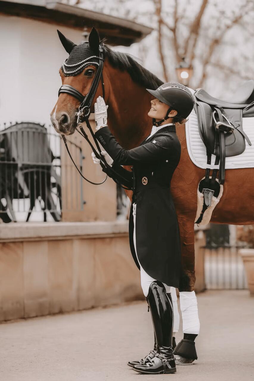Sangle d'équitation courte mouton Kentucky 3/5
