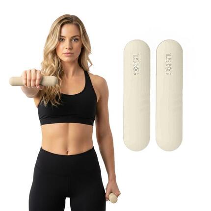 ZESTAW HANTLE HANTELKI DO ĆWICZEŃ PILATES FITNESS 2x 1,5KG
