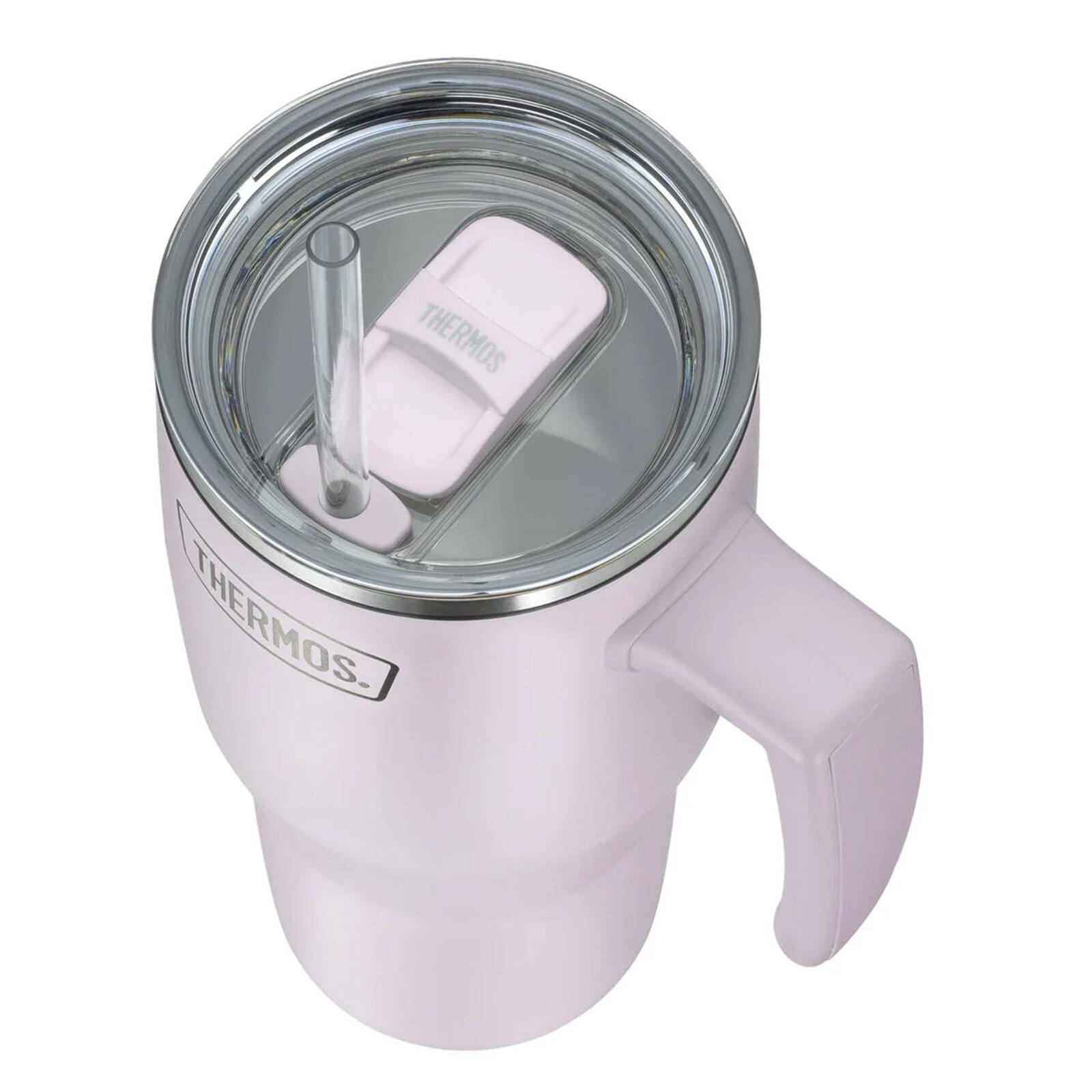 Geïsoleerde mok Refreshing Drinkfles Handvat Rietje 0,85 L 4/4