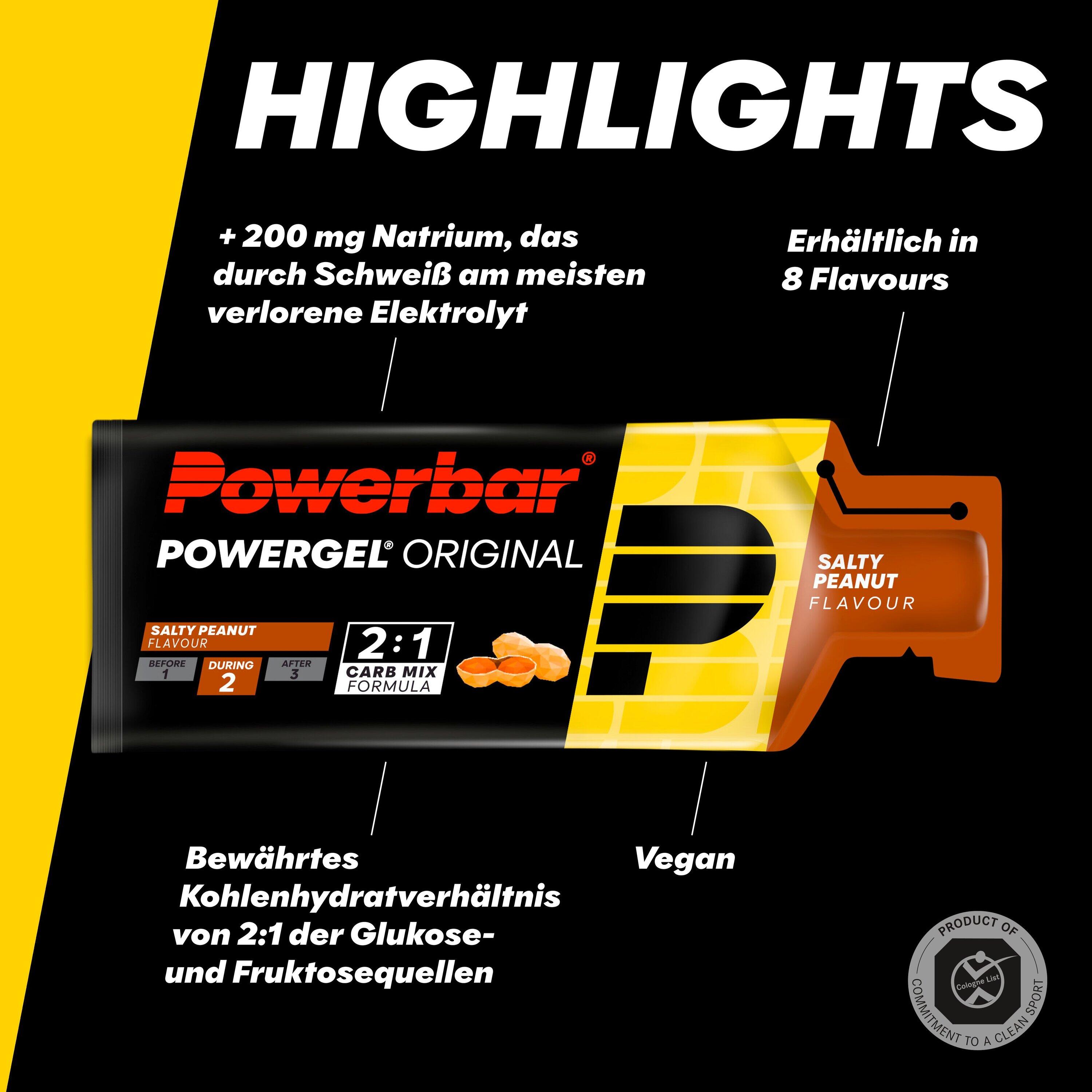 Gel PowerBar PowerGel Original 24x41gr Salty Peanut 4/6
