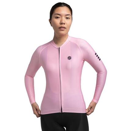Damen Radsport langärmeliges radtrikot für M2 Flamingo Bubblegum Pink