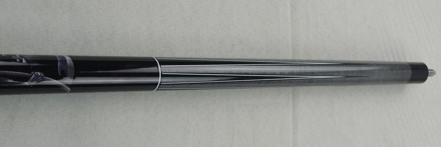 John West Poolball Fun 1 – Taco de billar de 2 piezas, 147 cm, diseño UV 6/7