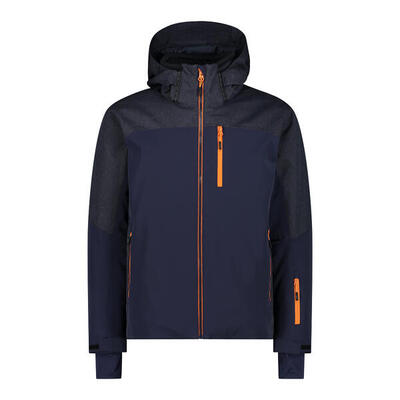 Gevoerde ski-jas met rits en capuchon cmp
