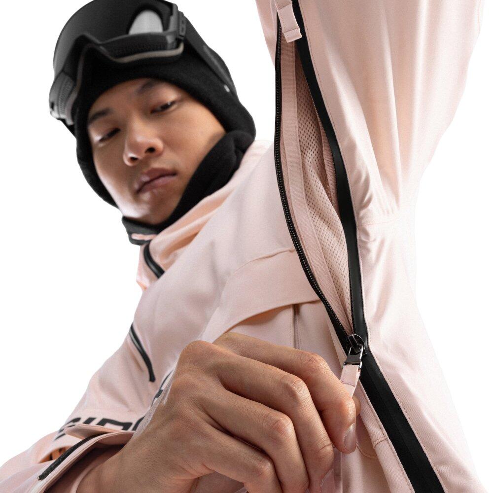 Giacca da snowboard da uomo Sport invernali W6 Flims Rosa 6/7