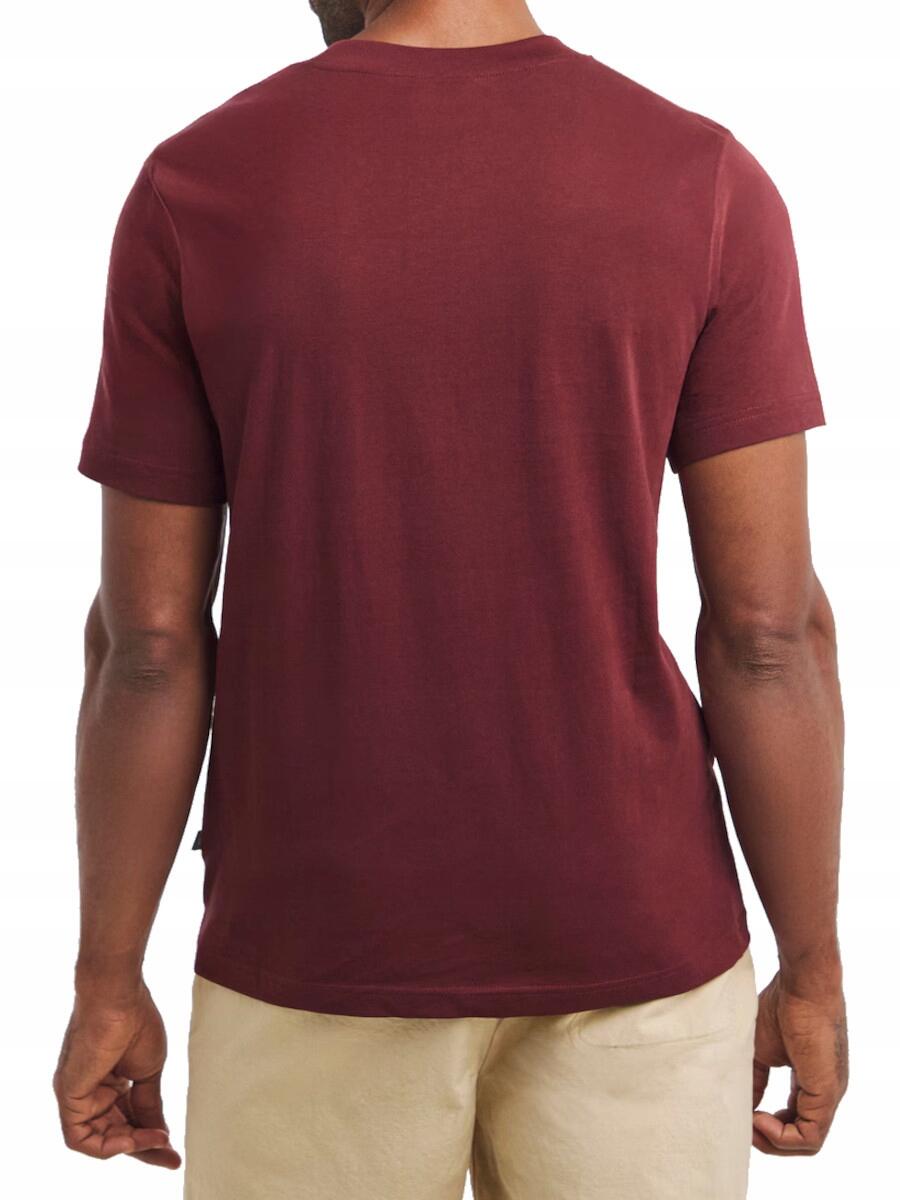 KOSZULKA męska T-SHIRT NEW BALANCE MT53958MHB bordowa bawełniana sportowa S 3/3