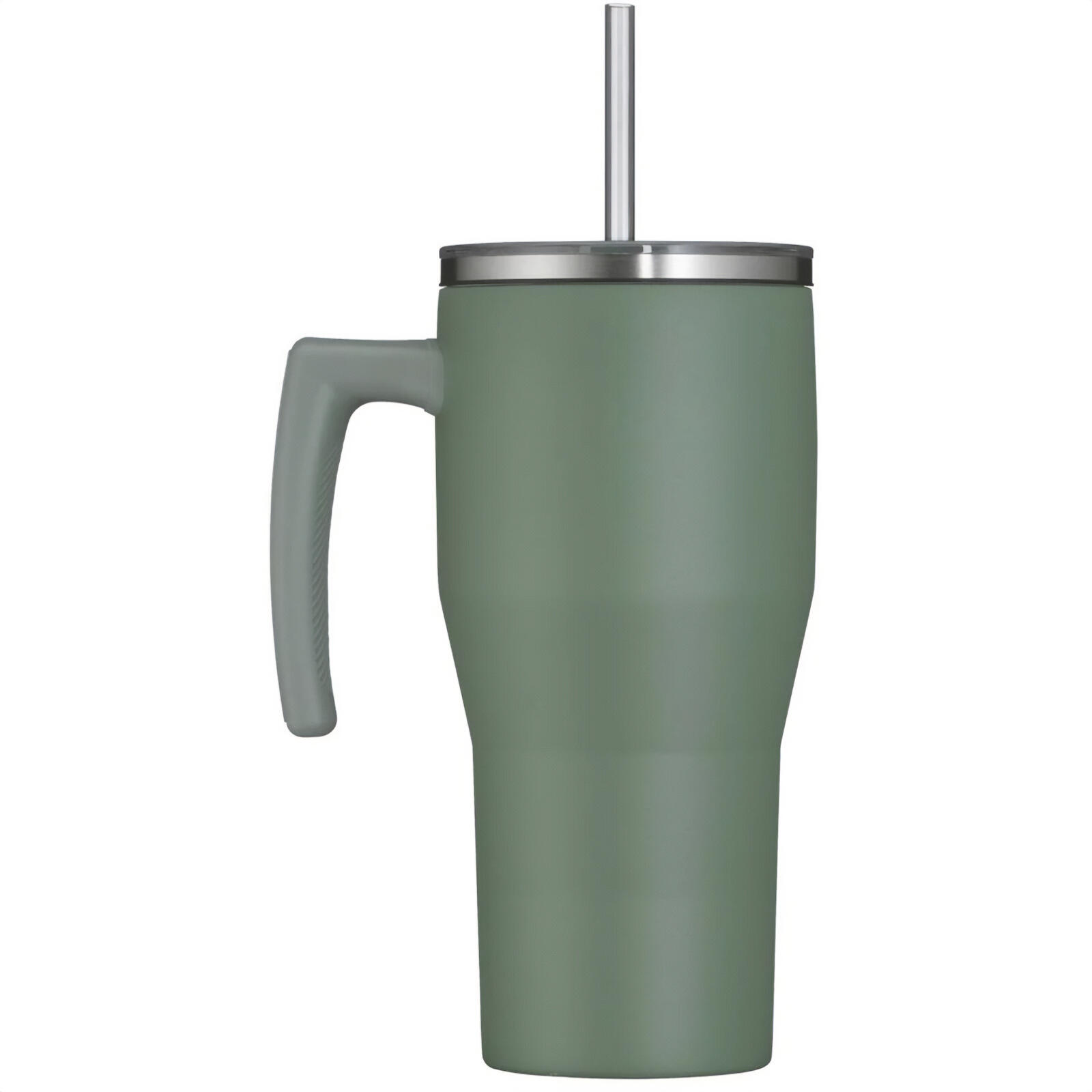 Geïsoleerde mok Refreshing Drinkfles Handvat Rietje 0,85 L 3/4