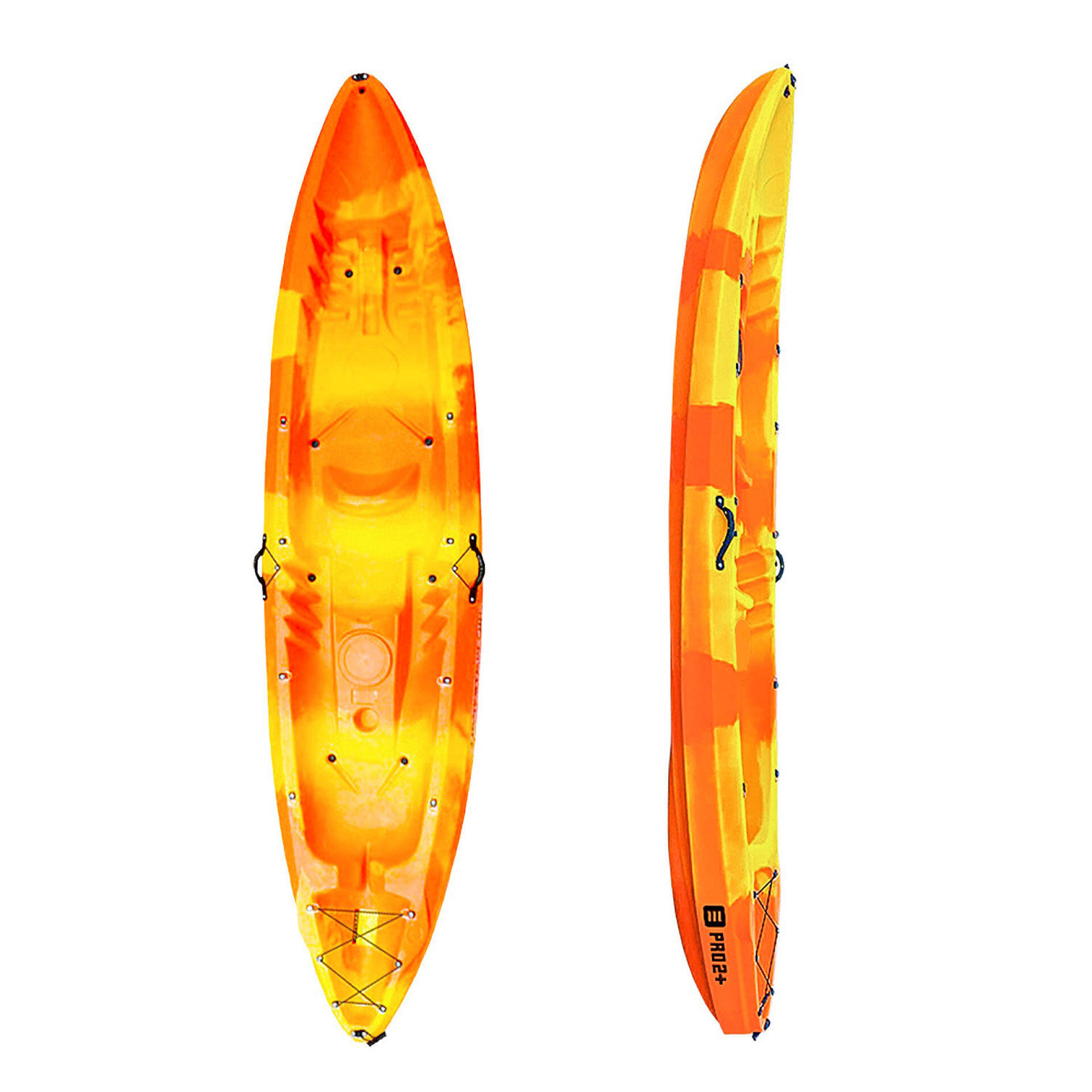 Kayak de randonnée Waterfall Pro 2+ (2 adultes+1 enfant) (370x86 cm) 2/4