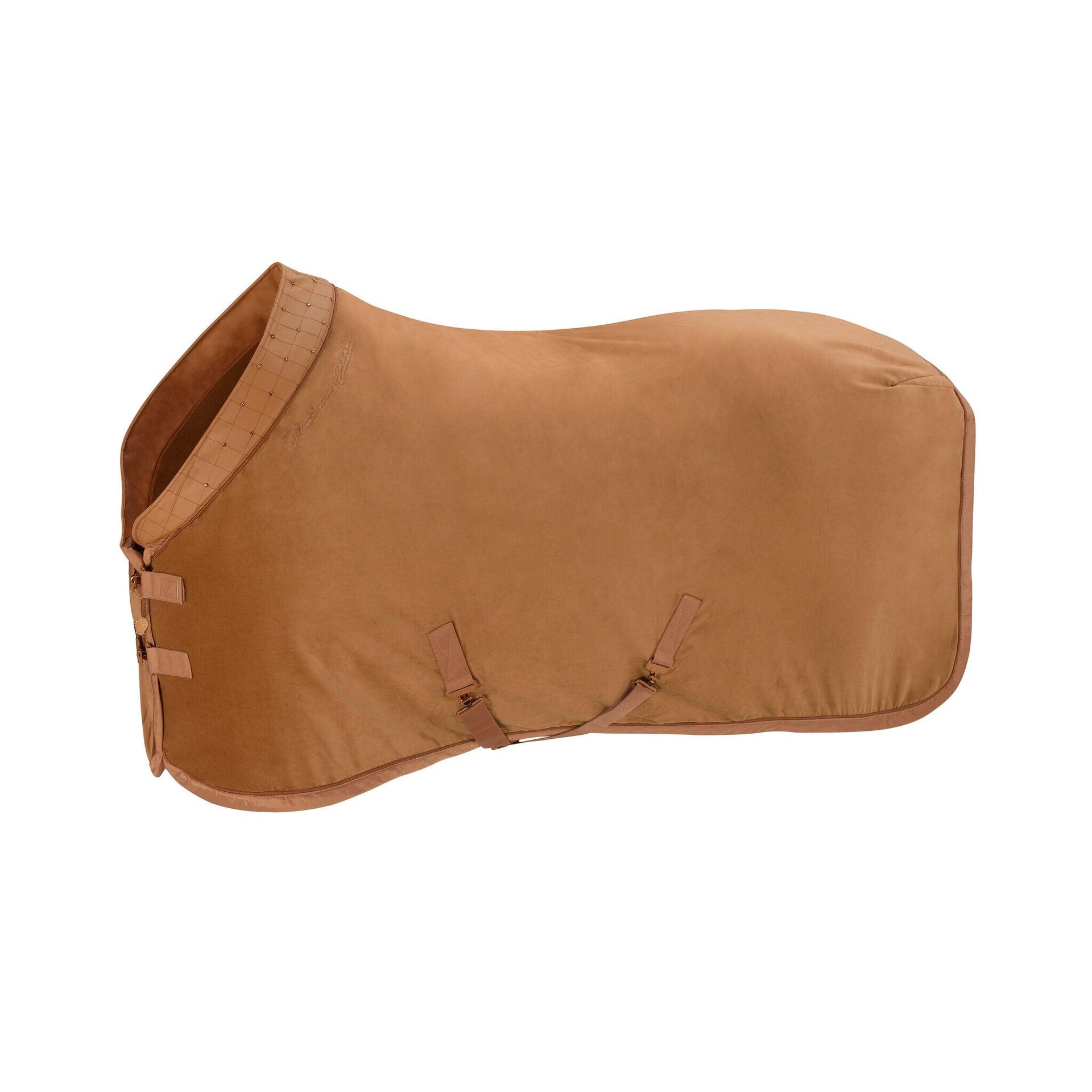 Eskadron Sweat Paardendeken Velvet Crystal Shetty Platinum 23 Cognac 2/2