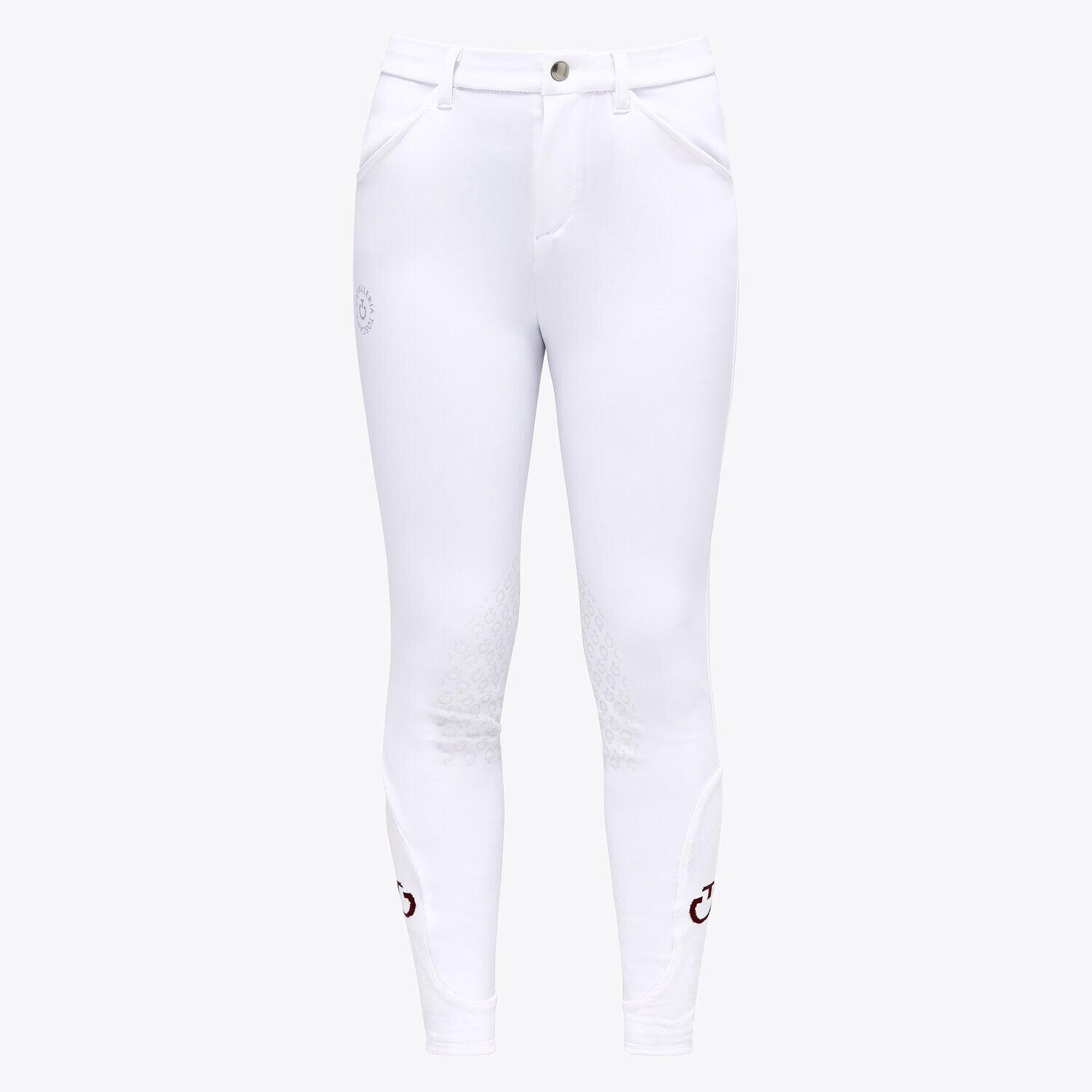 Cavalleria Toscana Kids Unisex Four-way Stretch Rijbroek Blauw - 6/7