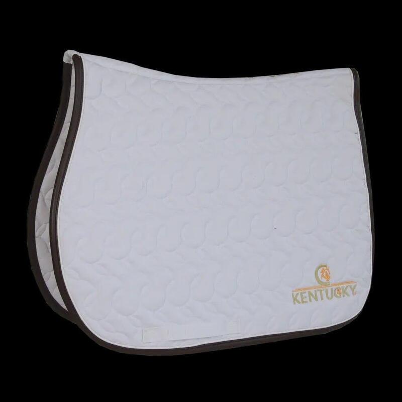 Kentucky Zadeldek Logo Wit -