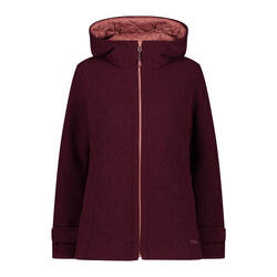 Veste à capuche wooltech femme CMP