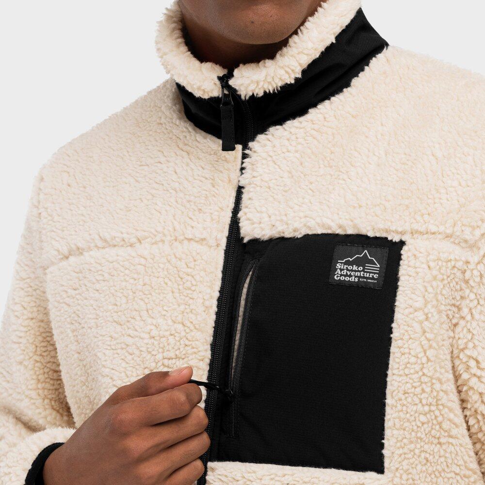 Herren Lifestyle sherpajacke für Levi Beige 6/7