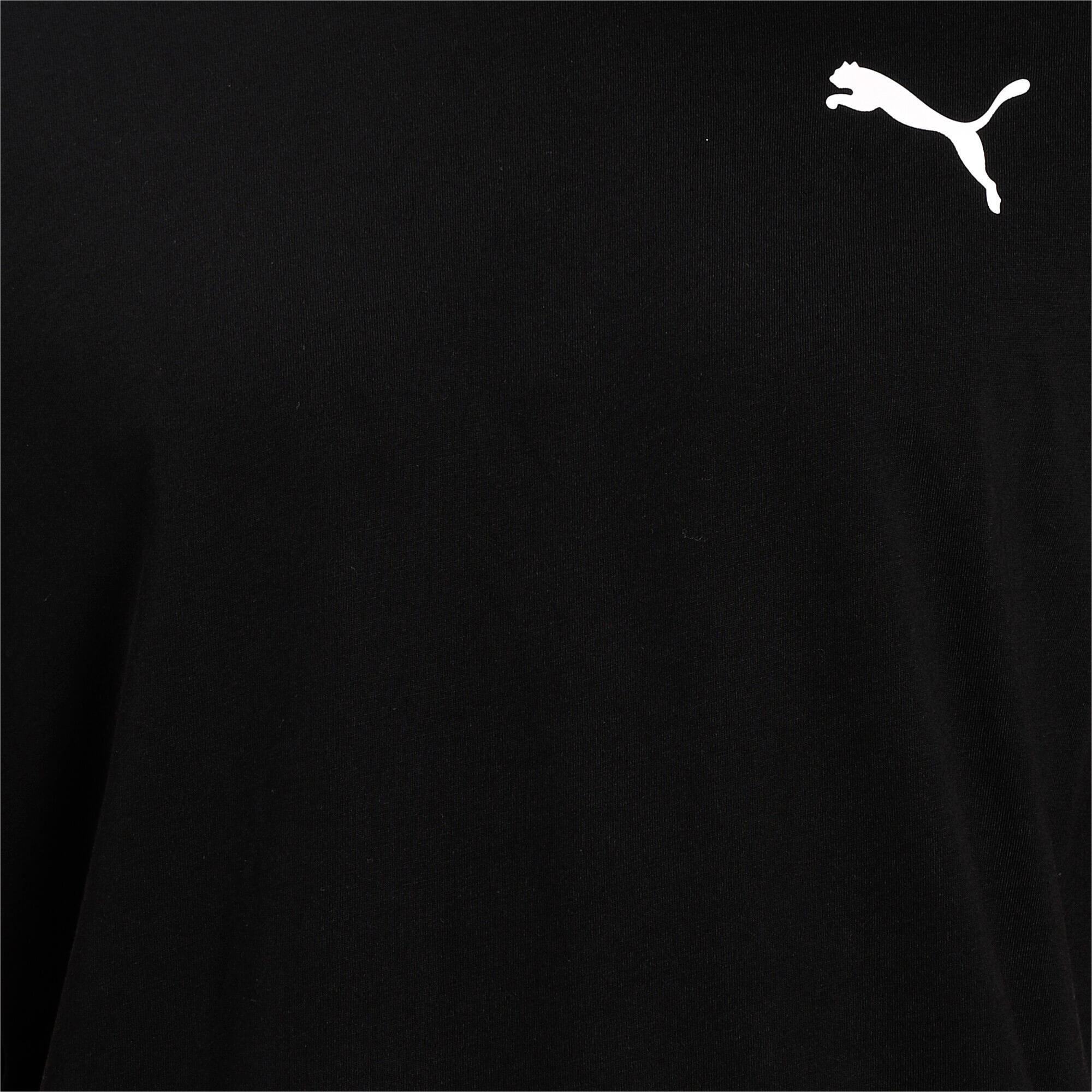 Camiseta Essentials Small Logo Hombre PUMA Black Cat 6/7