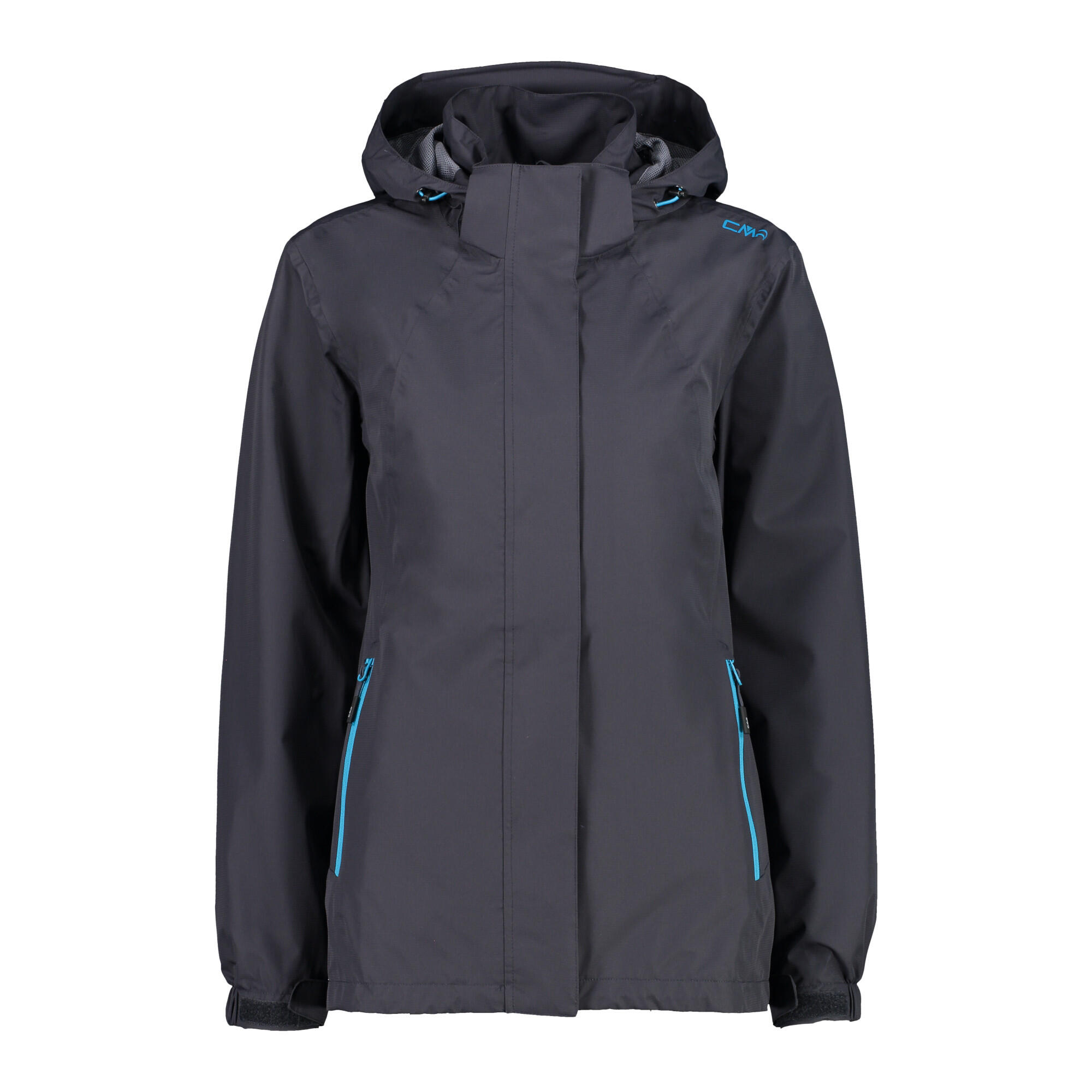 Cmp - Veste Imperméable À Capuche Avec Ventilation Femme Cmp - Coupe-pluie - Gris|marron|vert - Decathlon