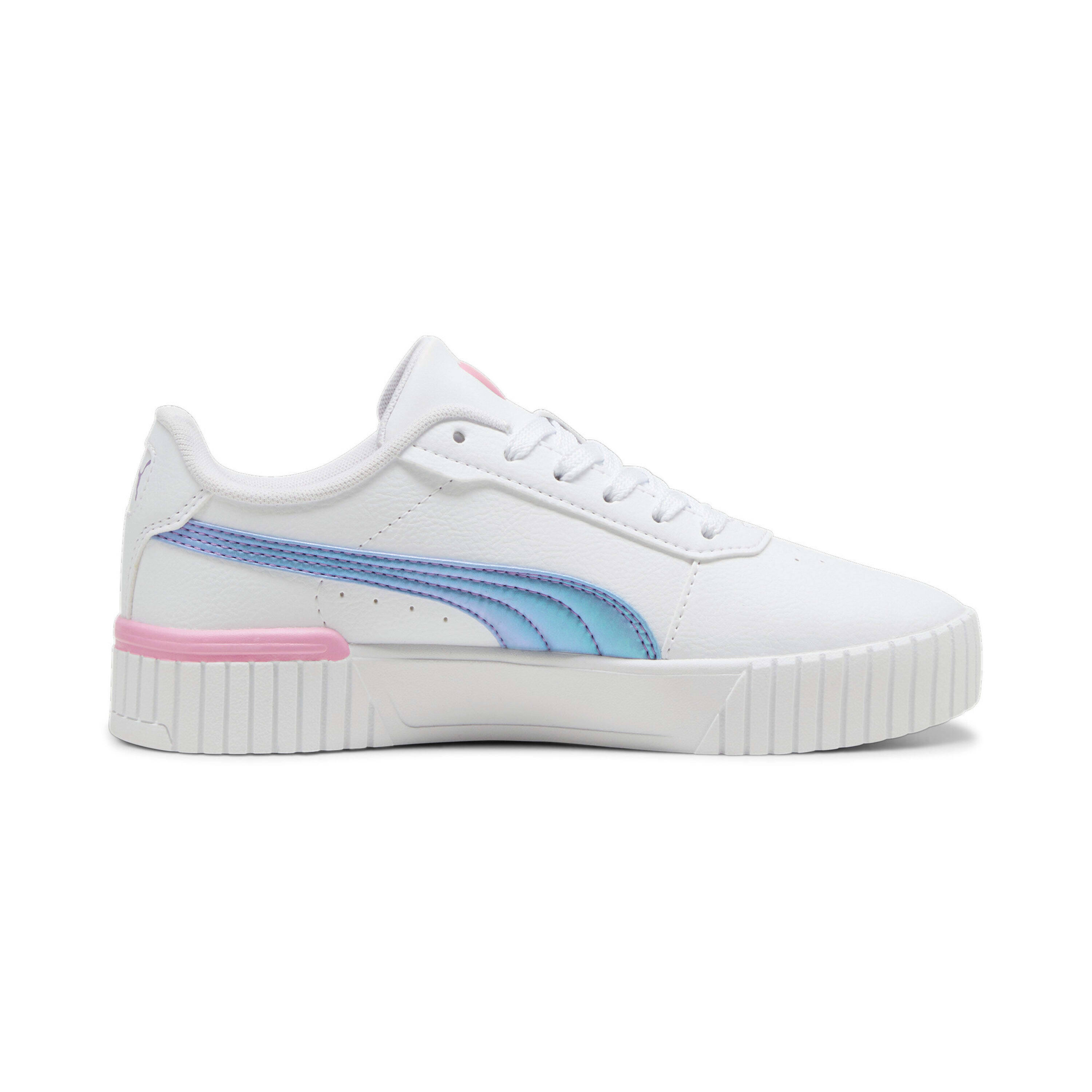 Zapatillas Deportivas de Piel Ecológica Carina 2.0 para Niños/Niñas Blanco 5/7