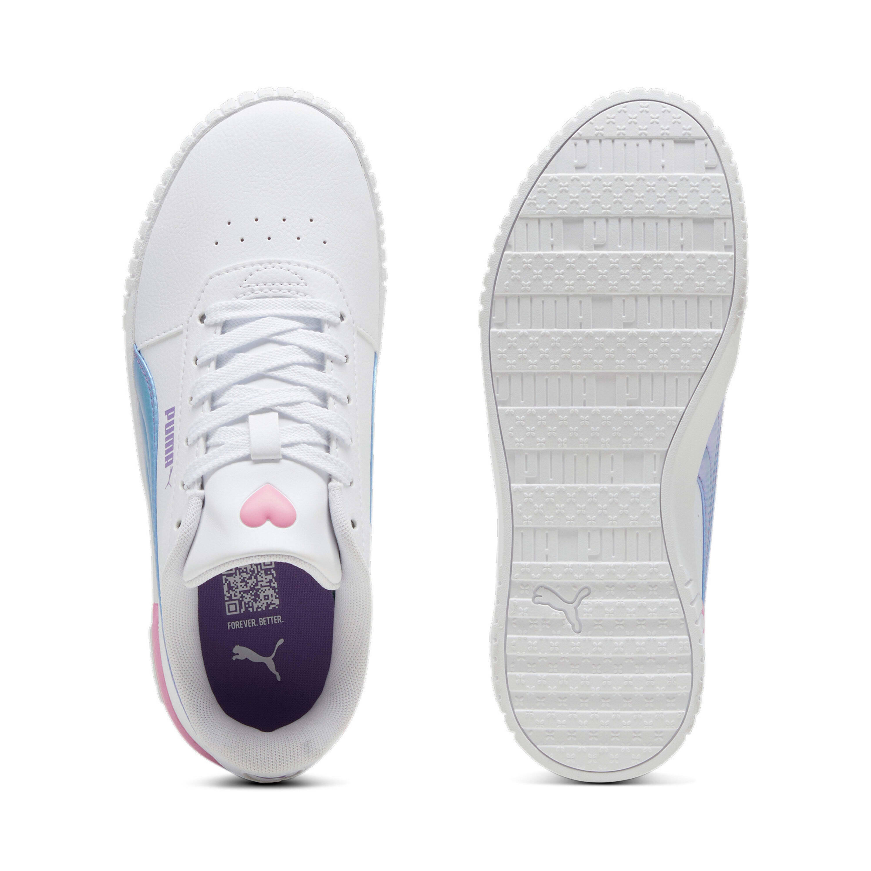 Zapatillas Deportivas de Piel Ecológica Carina 2.0 para Niños/Niñas Blanco 6/7