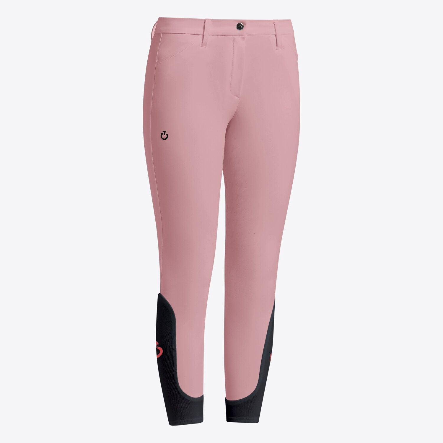 Cavalleria Toscana Dressuur Rijbroek Full Grip Unisex Kinderen Fw24 Roze - 2/6