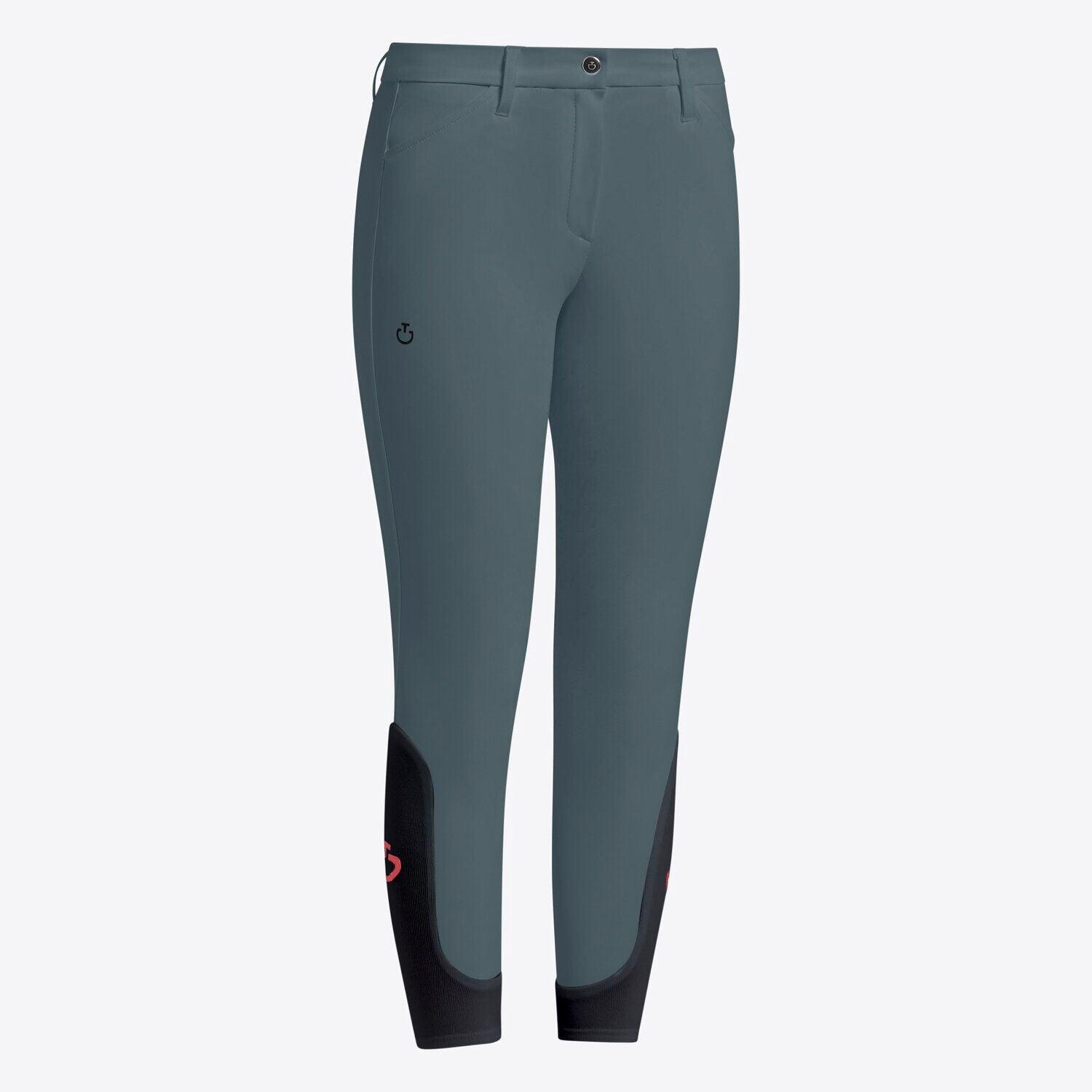 Cavalleria Toscana Dressuur Rijbroek Full Grip Unisex Kinderen Fw24 Roze - 5/6