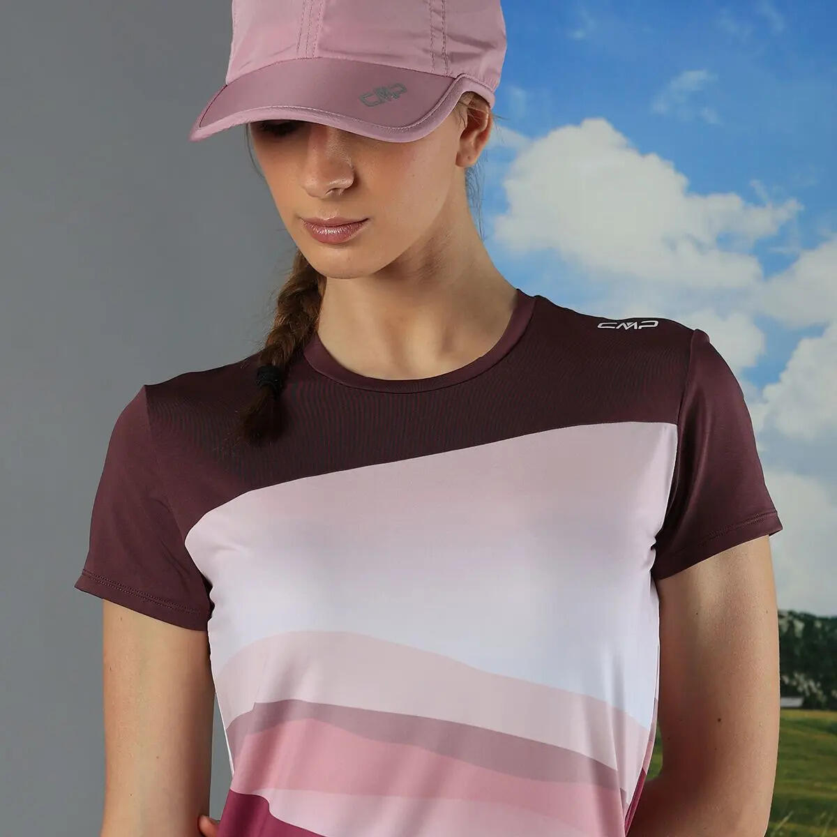 T-shirt couleur dégradée femme CMP 3/4