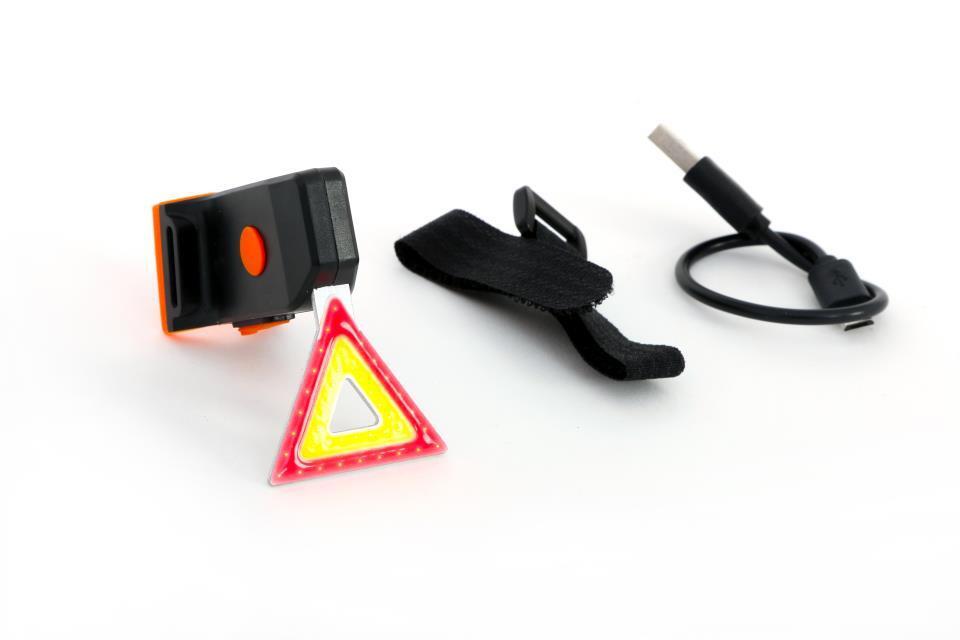 LUZ TRIANGLE 20 LUMENS COB LED 300mAh USB 2/3