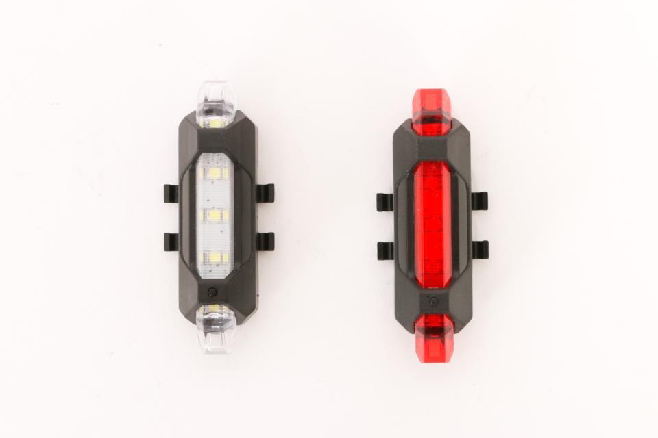 KIT LUCES LED DE SEGURIDAD BLANCA + ROJA 2/4