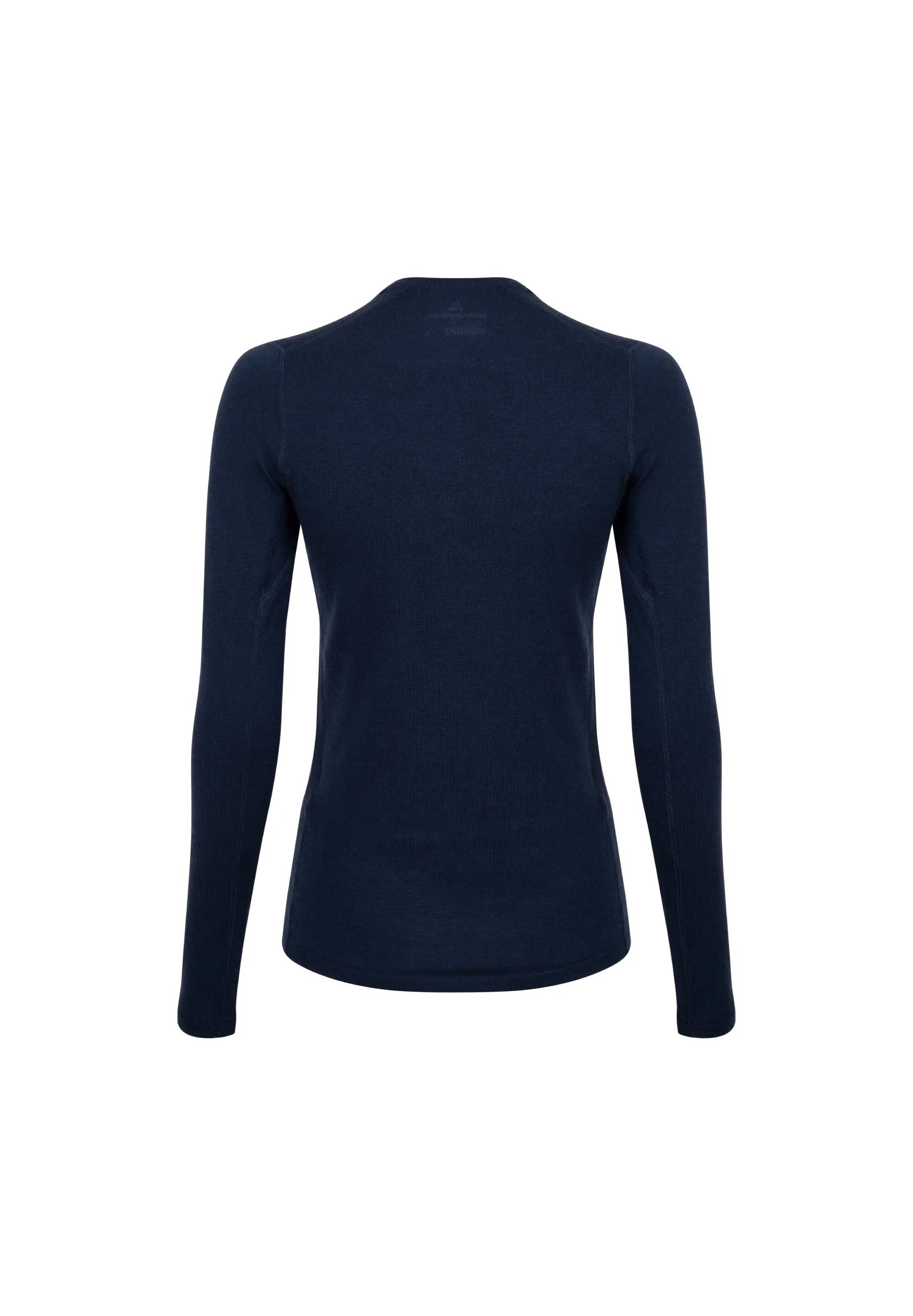 Dames merinowollen thermoshirt met lange mouwen Zacht en ademend basisondergoed 2/6