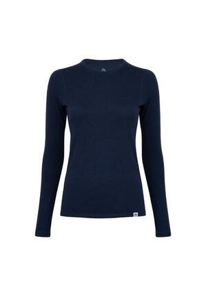 Damen Merino Langarmshirt Weich Warm Atmungsaktiv Baselayer
