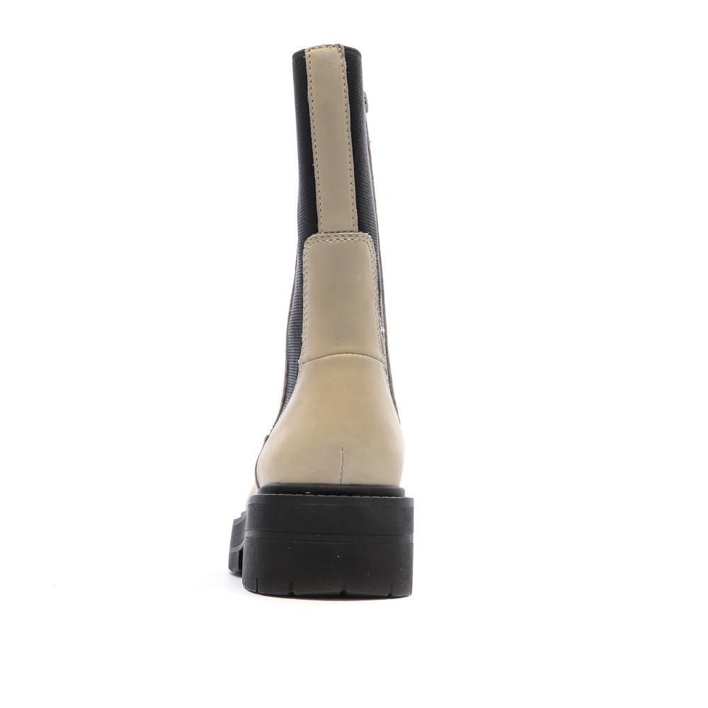 Bottines Beige/Noir Femme Geox Spherica 3/7