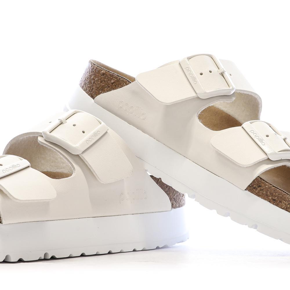 Sandalen Birkenstock Arizona Papflex Beige Dames 7/7