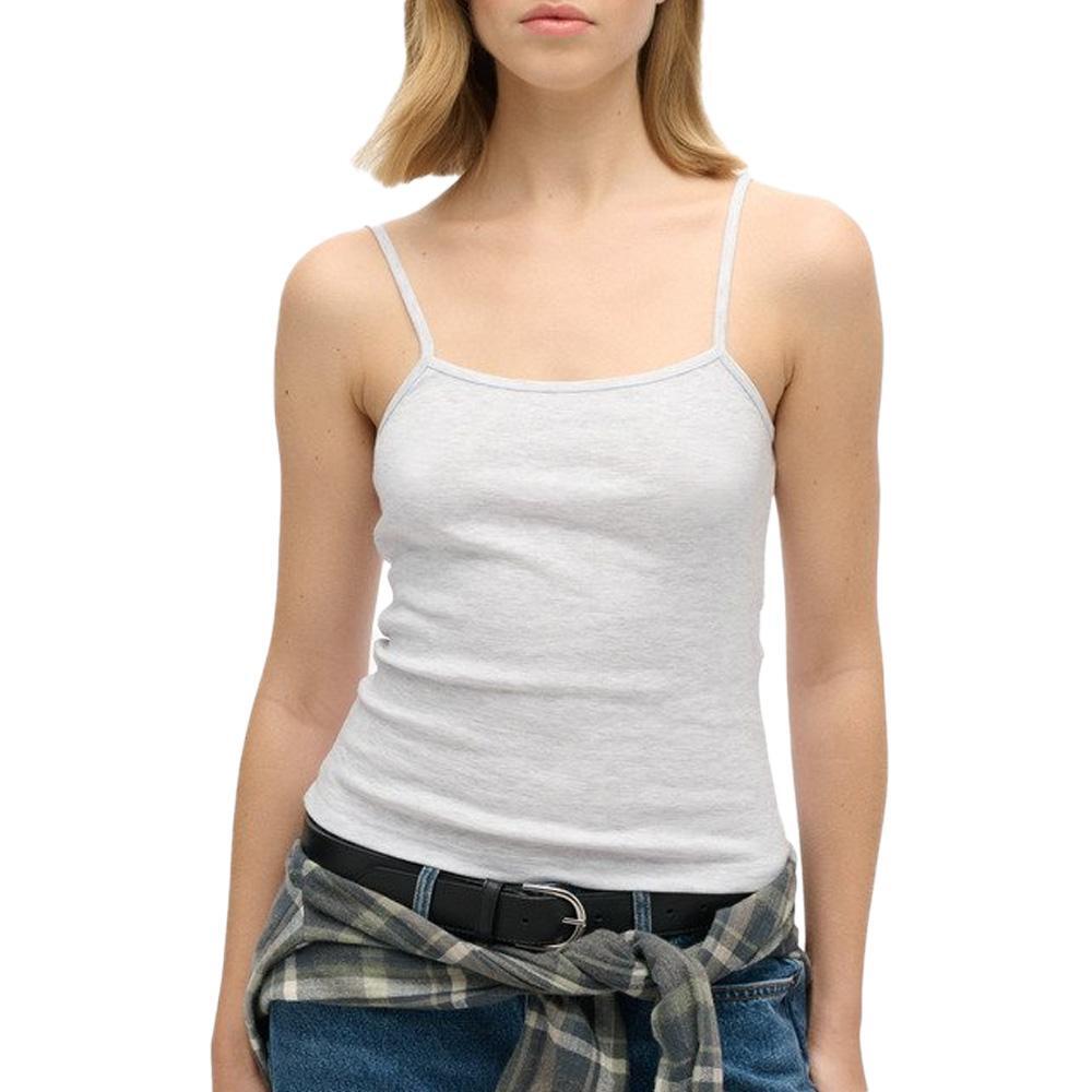 Superdry - Débardeur Gris Femme Superdry Fine - Sous Pull - Gris - Decathlon