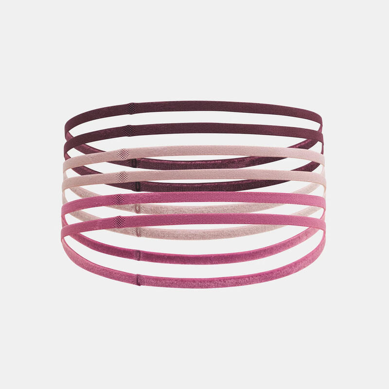 Set de 6 benzi elastice mini Under Armour bordo, fuchsia și roz