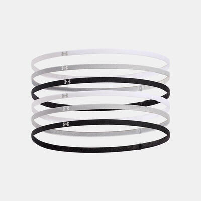 Set Da 6 Mini-fasce Elastiche Sportive Under Armour Nero Grigio E Bianco