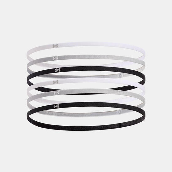 Set Da 6 Mini-fasce Elastiche Sportive Under Armour Nero Grigio E Bianco