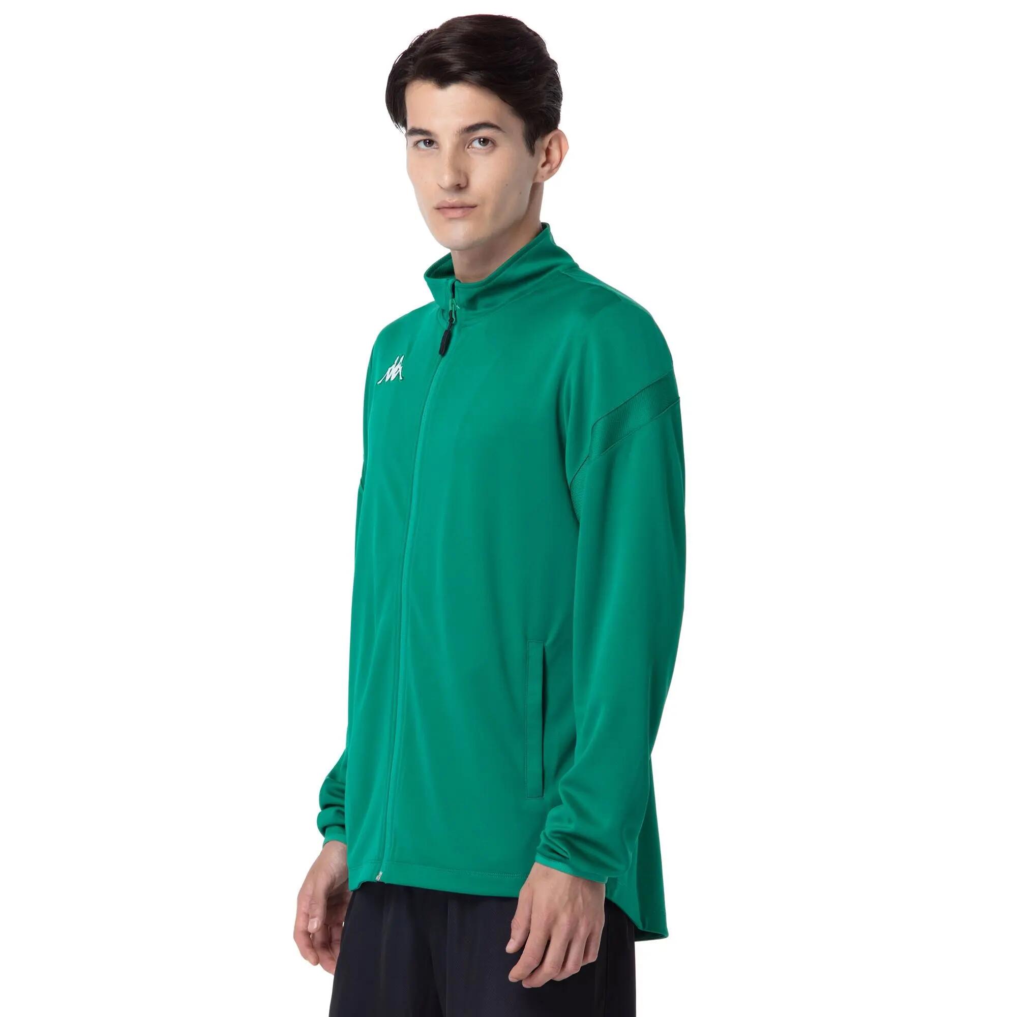 Felpa verde de futebol para criança em poliéster 3/5