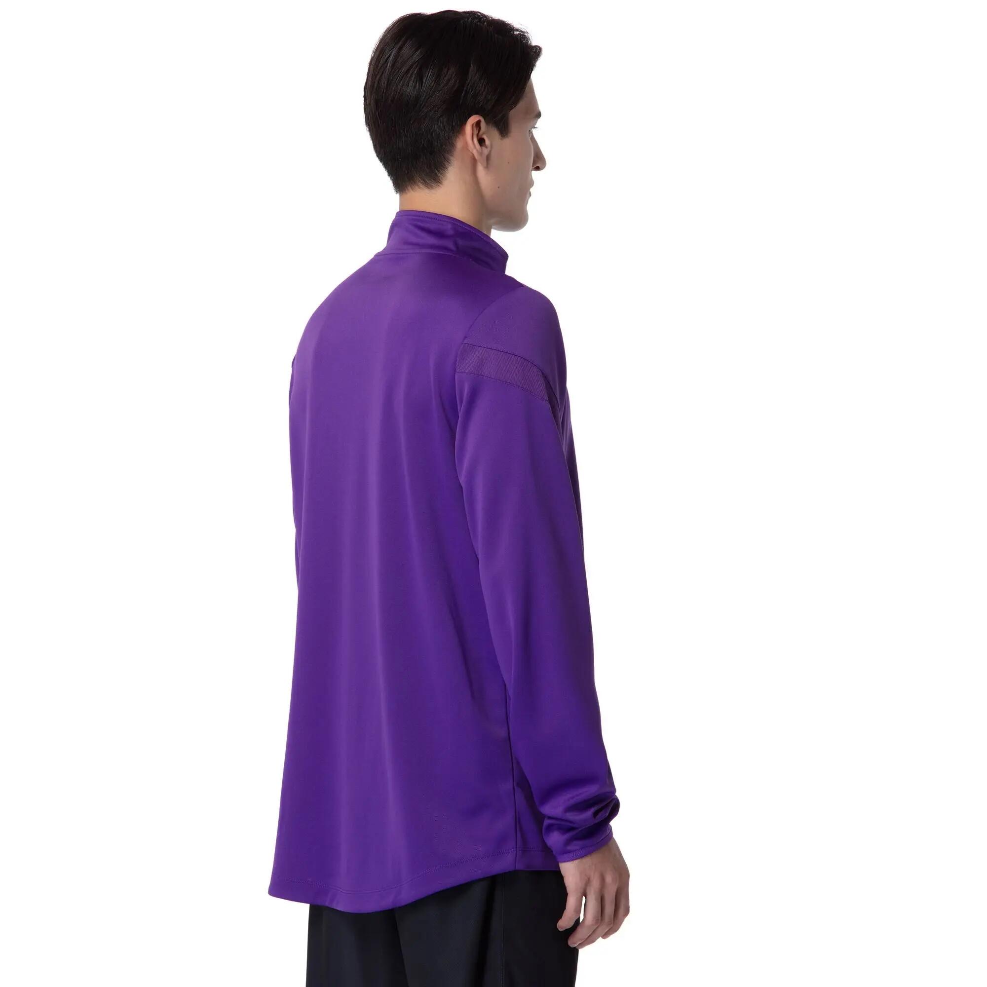 Felpa de futebol masculina em poliéster roxo 4/6